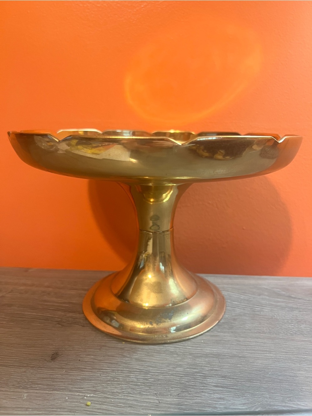 Stunning Brass Pedestal Cake Stand